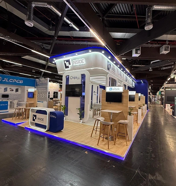 Exhibition Stand Inside Association for Embedded World 2026 in Nuremberg