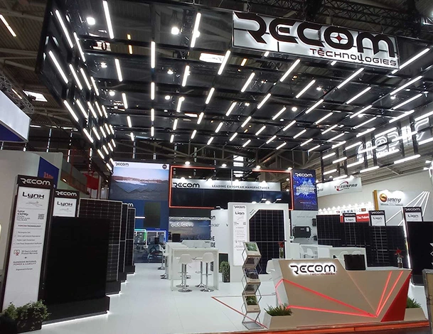 Exhibition Stand RECOM for Intersolar 2024 in Munich