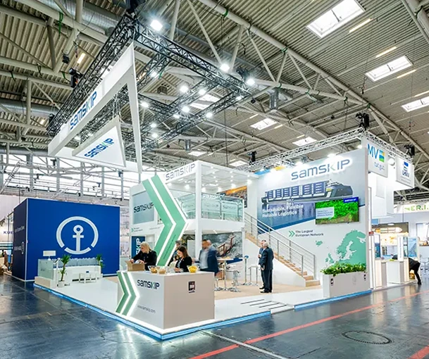Exhibition stand Samskip for Transport Logistics 2023 in Munich