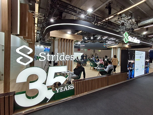 Exhibition Stand STRIDES for CPHI 2025 in Frankfurt 