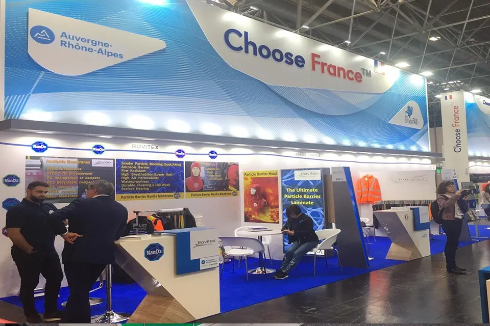 Pavilion Exhibition Booths at A + A 2019 for Choose France in Düsseldorf, Germany