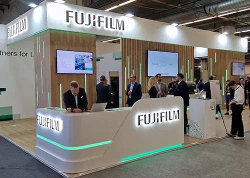 exhibition stand in Essen for FujiFilm at CPHI 2025