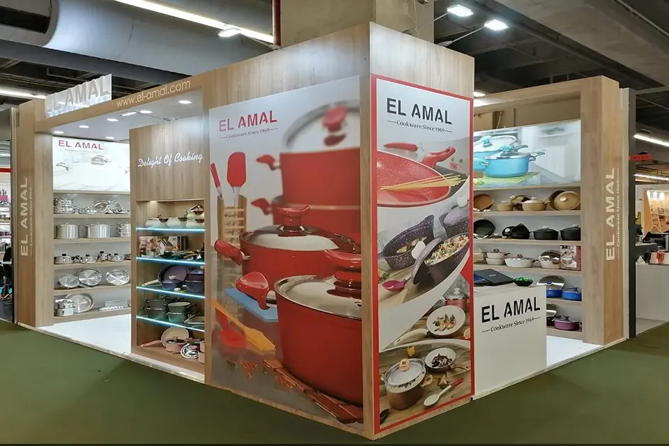 Modular Exhibition Booth  at AMBIENTE 2020 for EL MAL in Frankfurt, Germany