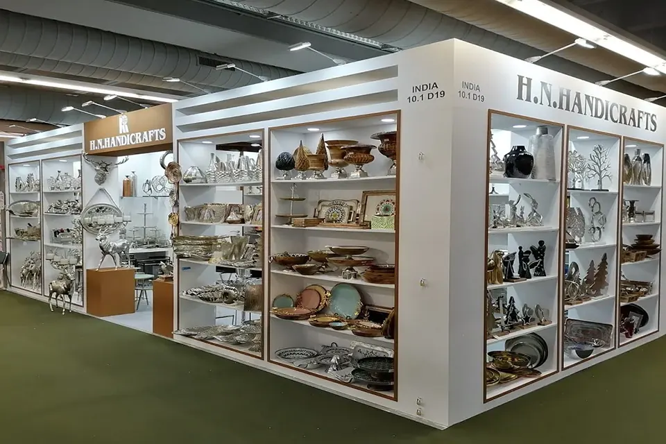 Modular Stands at AMBIENTE 2020 for H N HANDICRAFT in Frankfurt, Germany