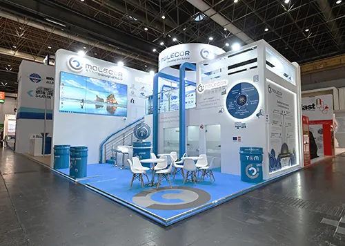 exhibition stand in Dortmund for Molecor at K SHOW 2019