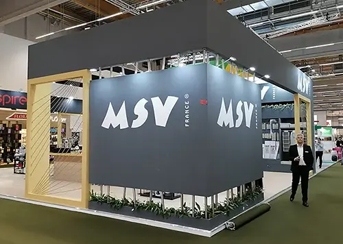exhibition stand in Essen for MSV at SMM 2025