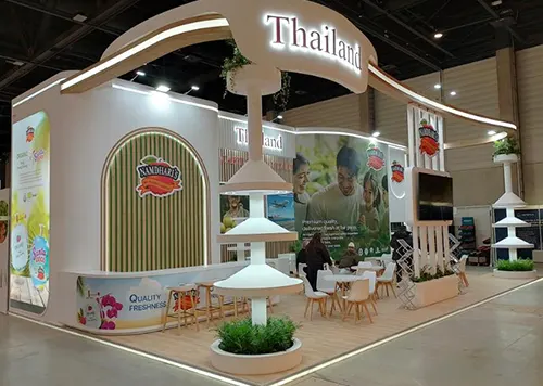 exhibition booth in Nice for Namdharis at FRUIT LOGISTICA 2025