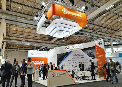 exhibition stand in Hamburg for Proponent at AIX 2022