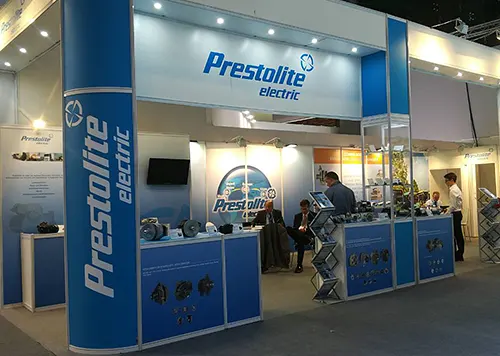 exhibition stand in Maastricht for Prestolite at Automechanika 2018
