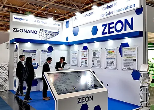 exhibition stand in Friedrichshafen for Zeon at Hannover Messe 2022