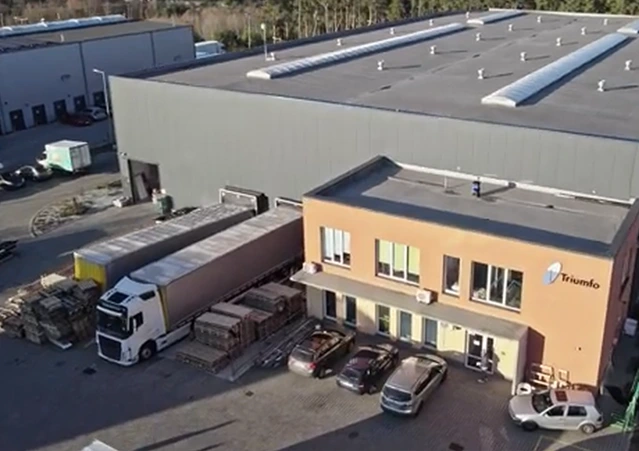 Triumfo International GmbH exhibition stand production facility